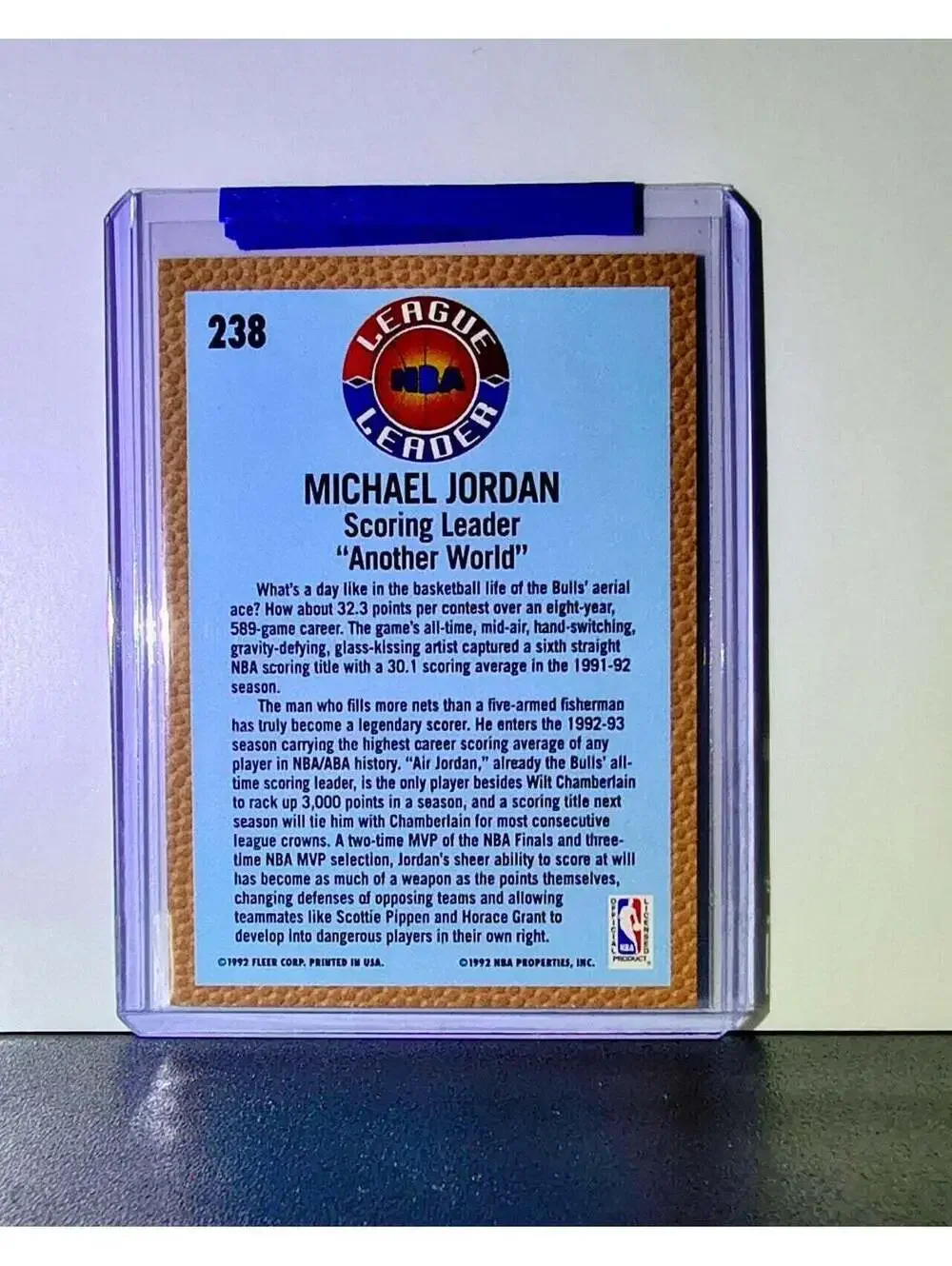 Michael Jordan 1991-92 Fleer All-Star Game #238 Basketball Card Bulls
